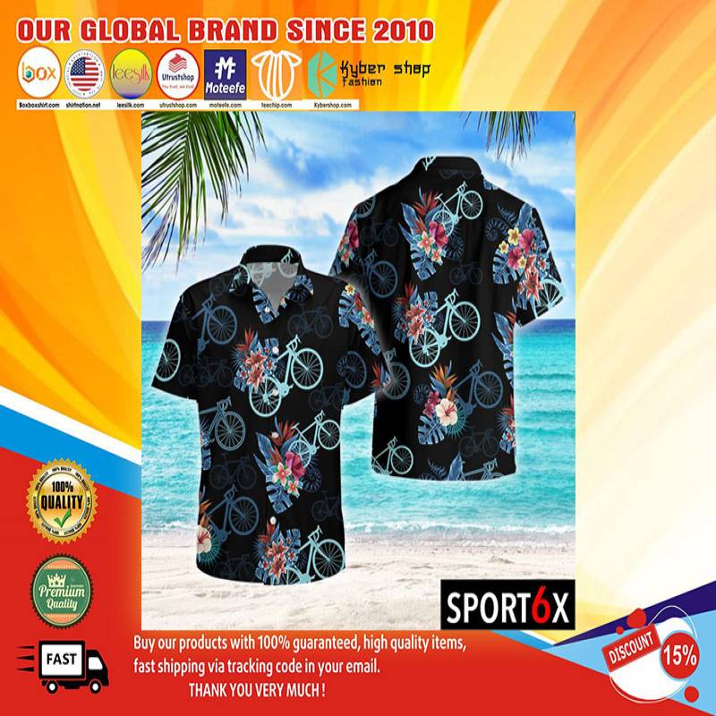 hawaiian cycling shirt