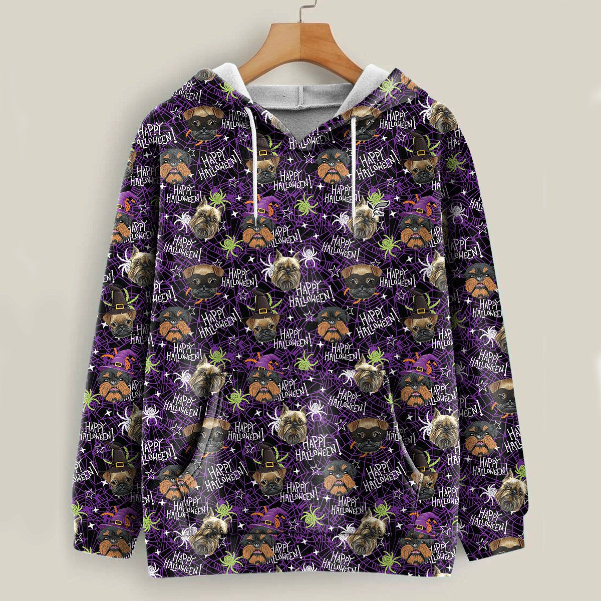 Having A Bootiful Night – Griffon Bruxellois Halloween Hoodie