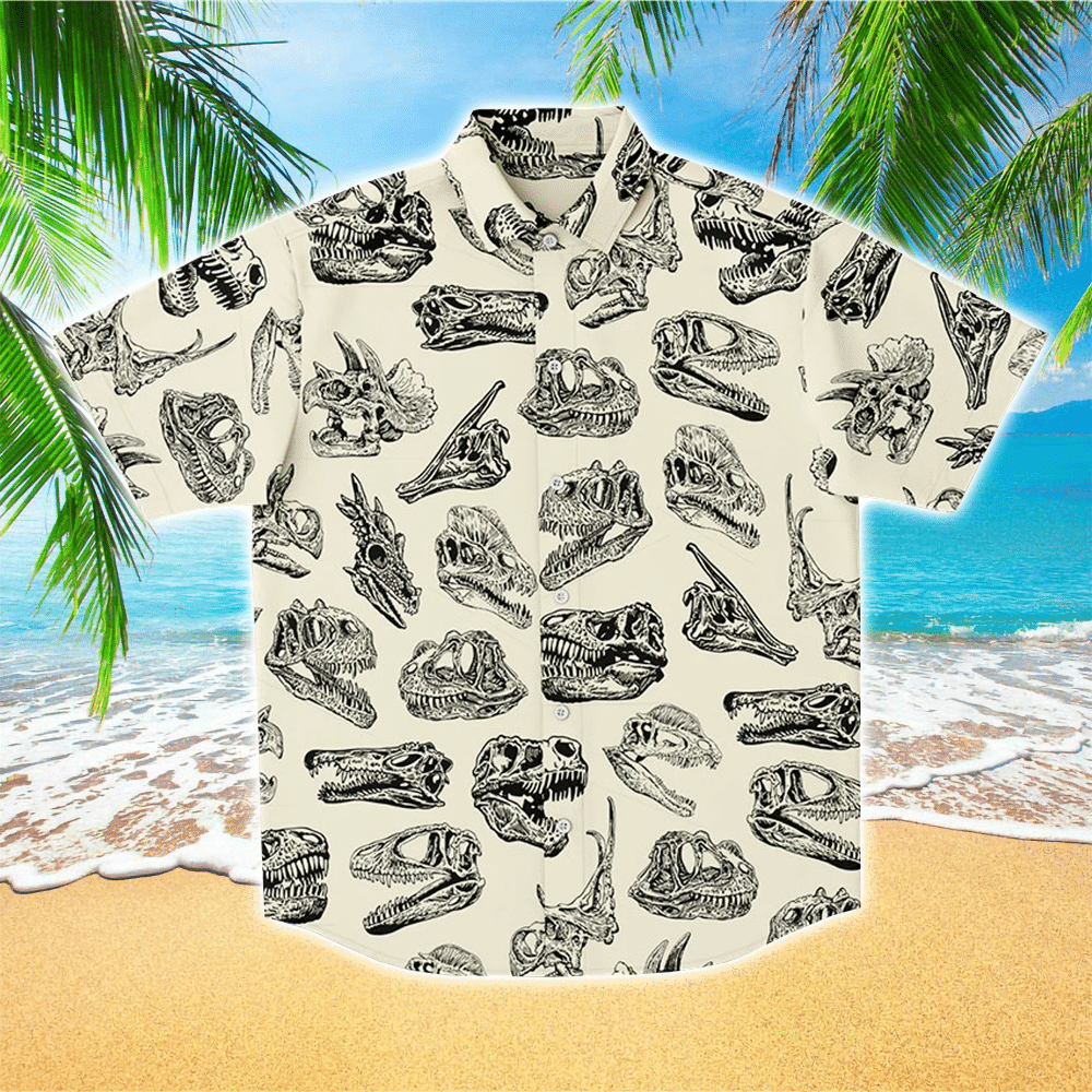 Triceratops Cool Hawaii Shirt Aloha Ha40716