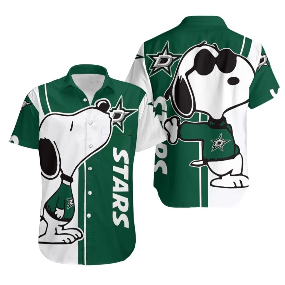 Dallas Stars Snoopy Lover Printed Hawaii Shirt Ha73538