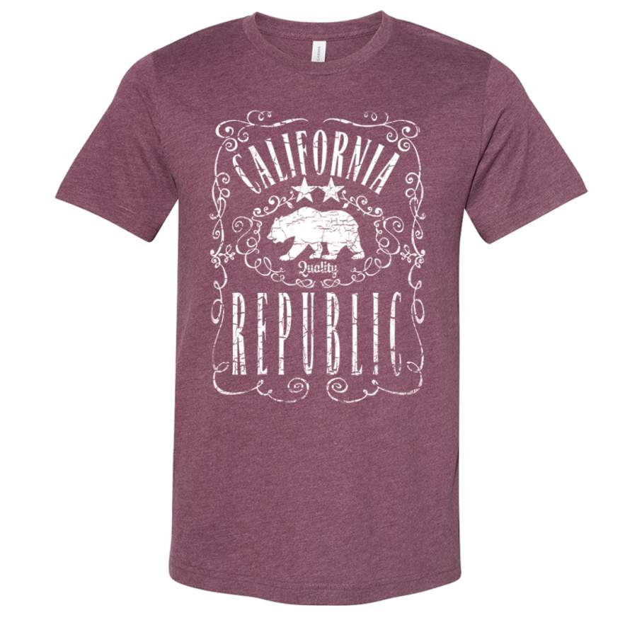 California Republic JD Whiskey Asst Colors Sueded Tee