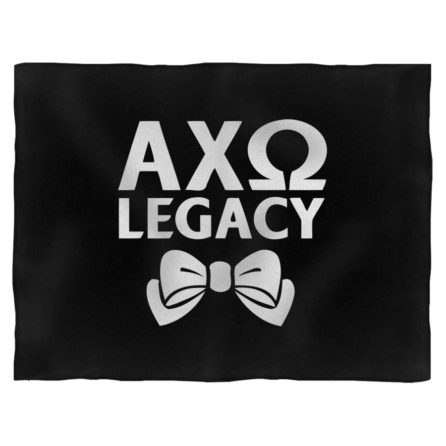 Axo Alpha Chi Omega Legacy Alumna Running Hiking Gym Sport Blanket