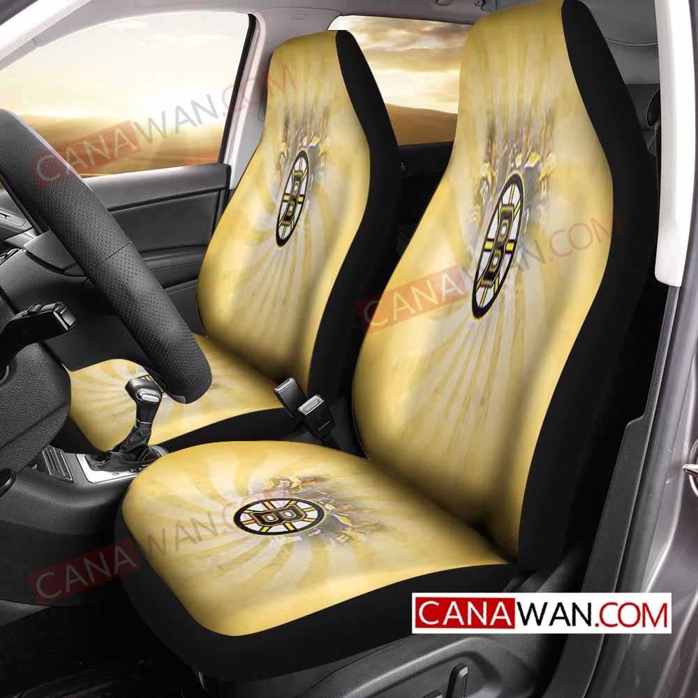 Boston Bruins Style136 3D Customized Personalized Car Seat Cover