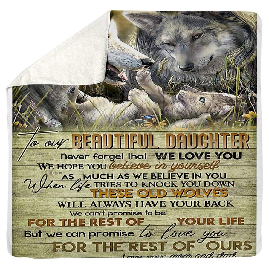 We Can Promise To Love You For The Rest Of Ours Great For Daughter Sherpa Blanket