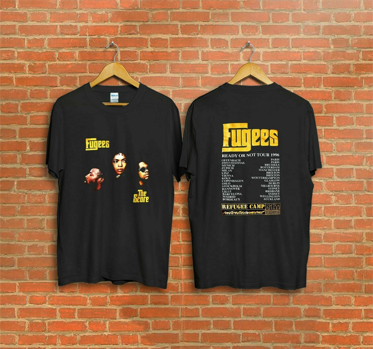 New Vtg 1996 Fugees The Score T-Shirt