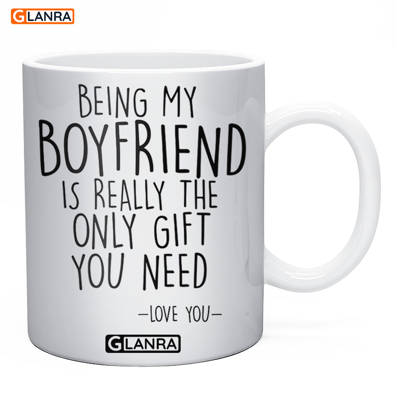 Being My Boyfriend Is Really The Only Gift You Need Mug, Boyfriend Mug, Couple Mug, Coffee Cup