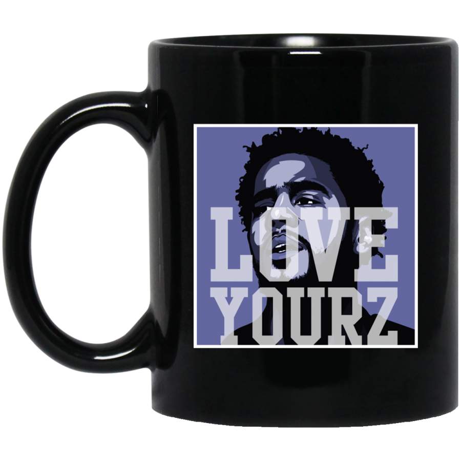 J Cole Love Yourz Black Mug