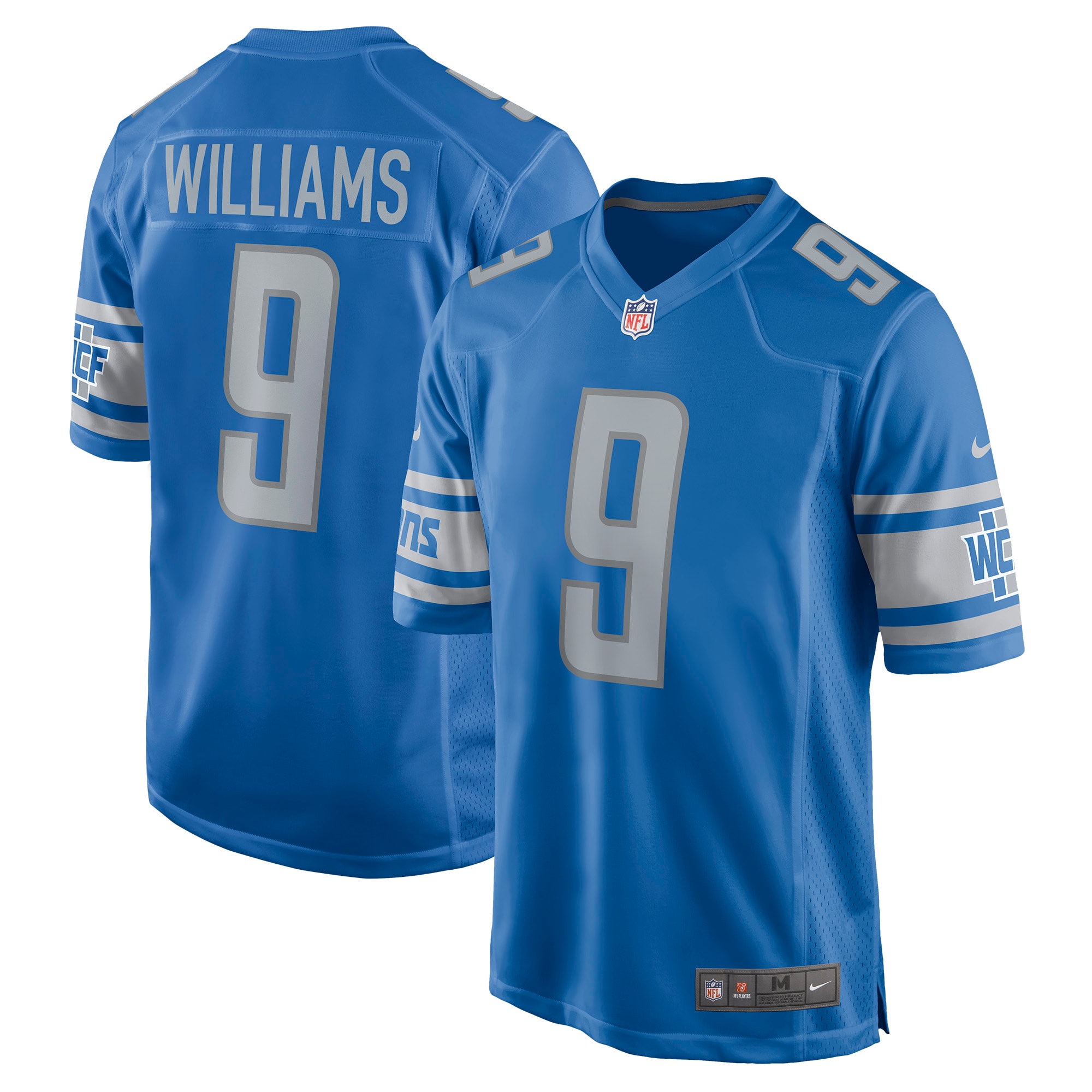 Jameson Williams Detroit Lions Player Game Jersey – Blue