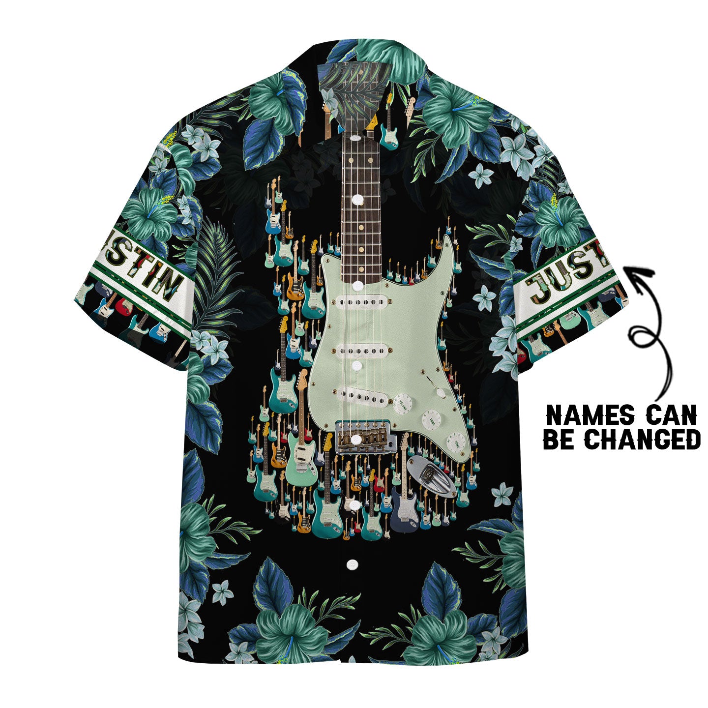 Gearhumans Electric Guitar Hawaiian Shirt Ha16602