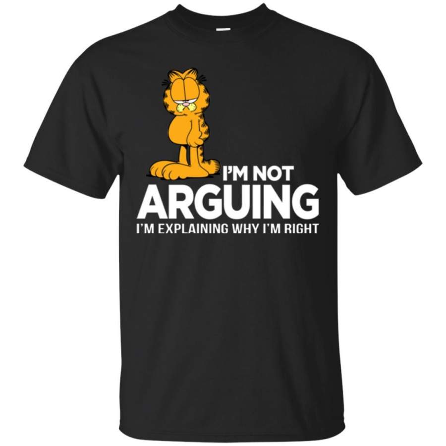 Cat T Shirt Kitten I’m Not Arguing I’m Explaining Why I’m Right For Cat Lovers Shirts