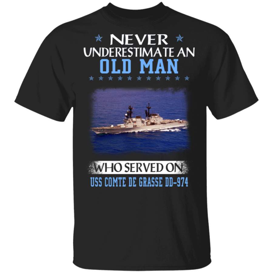 USS Comte de Grasse DD-974 Veterans Day Christmas Gift T-Shirt