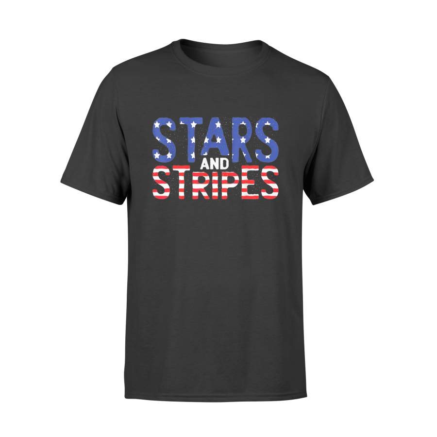 4th of July Patriotic Stars and Stripes T-shirt – Standard T-shirt