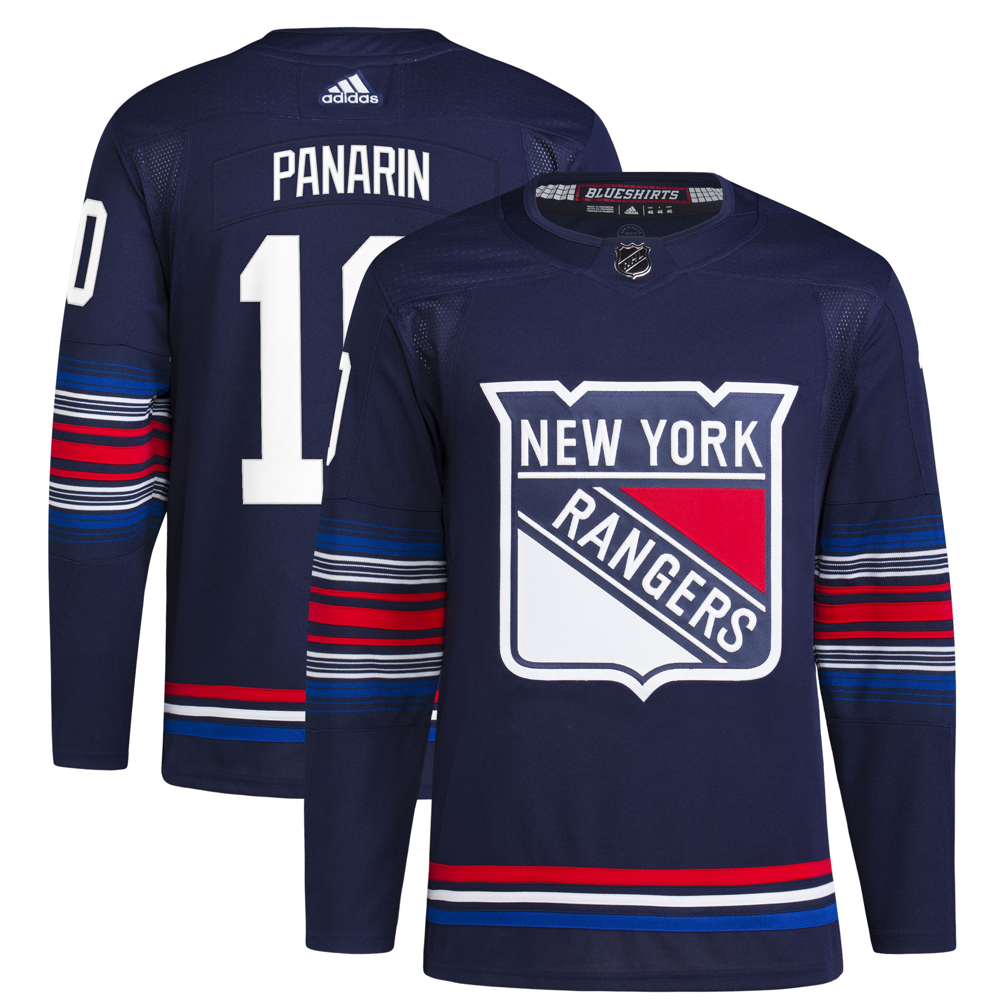 Men's New York Rangers Artemi Panarin adidas Navy Alternate Authentic Primegreen Player Jersey