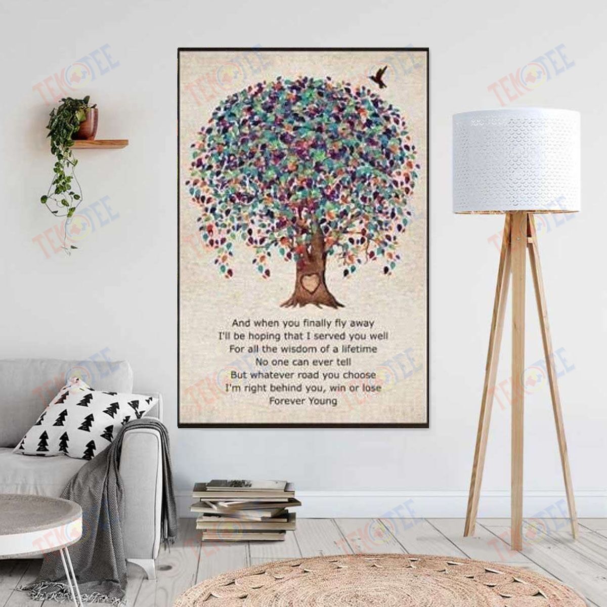 Canvas Prints I’M Right Behind You Wall Art Home Decoration