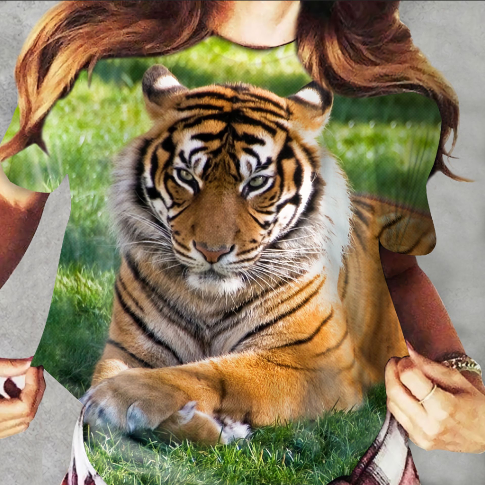 Tiger Ver01 Dadj190721Ltl Unisex 3D T-Shirt All Over Print