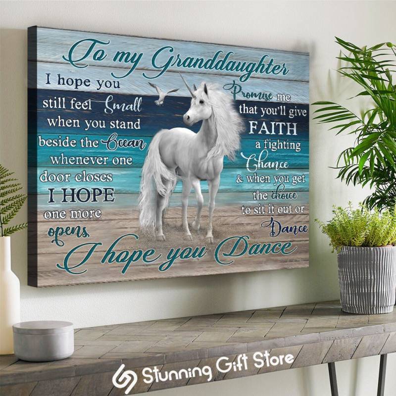 Gorgeous Unicorn I Hope You Dance poster poster 3932203085