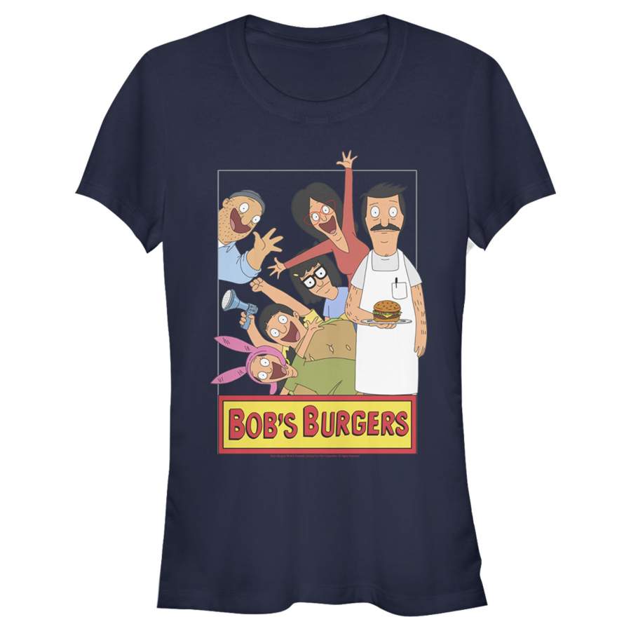 Bob’s Burgers Junior’s Character Frame  T Shirt