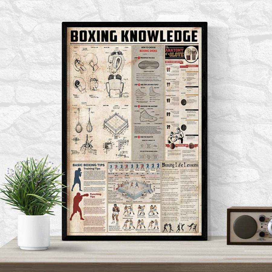 Boxing Knowledge Poster