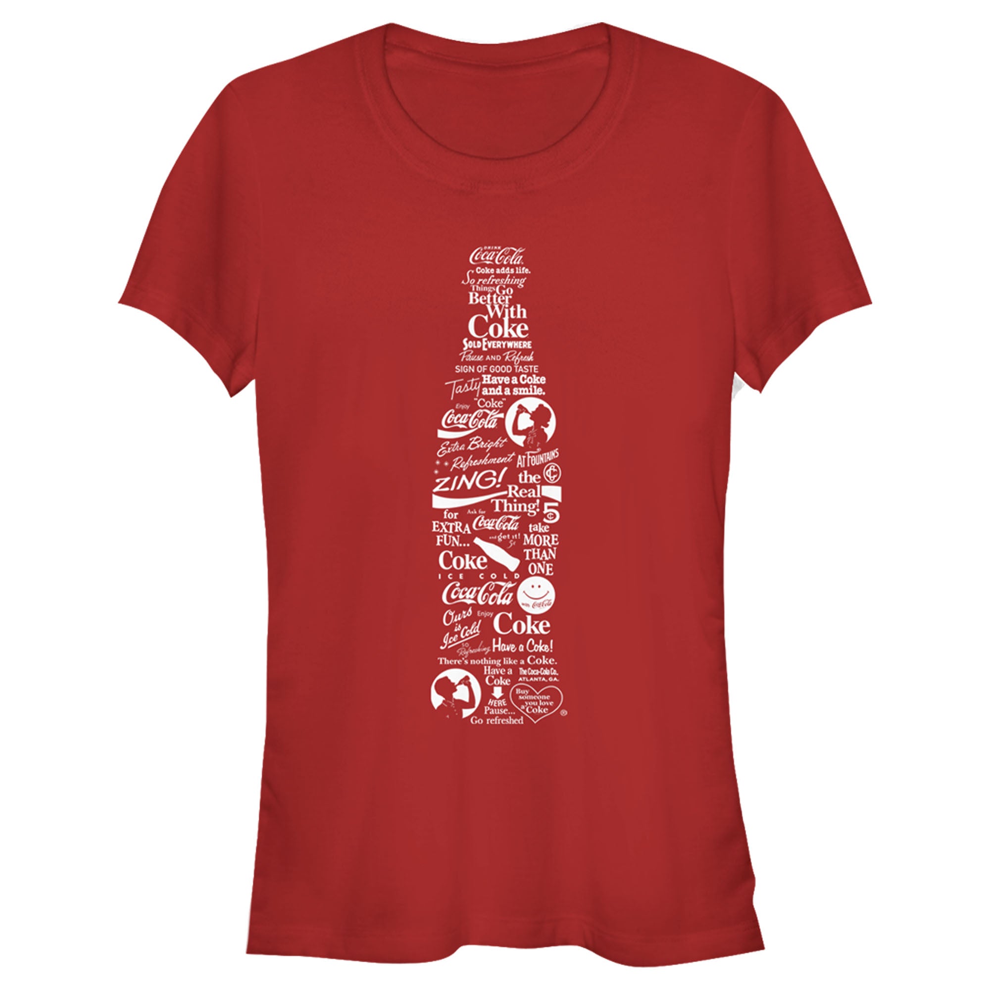 Coca Cola Junior’S Unity Logo Bottle  T-Shirt