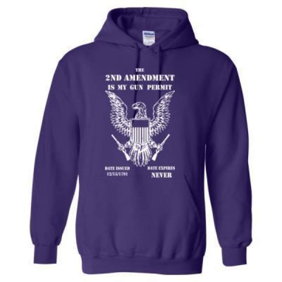 AGR The 2nd Amendment Is My Gun Permit – Heavy Blend™ Hooded Sweatshirt