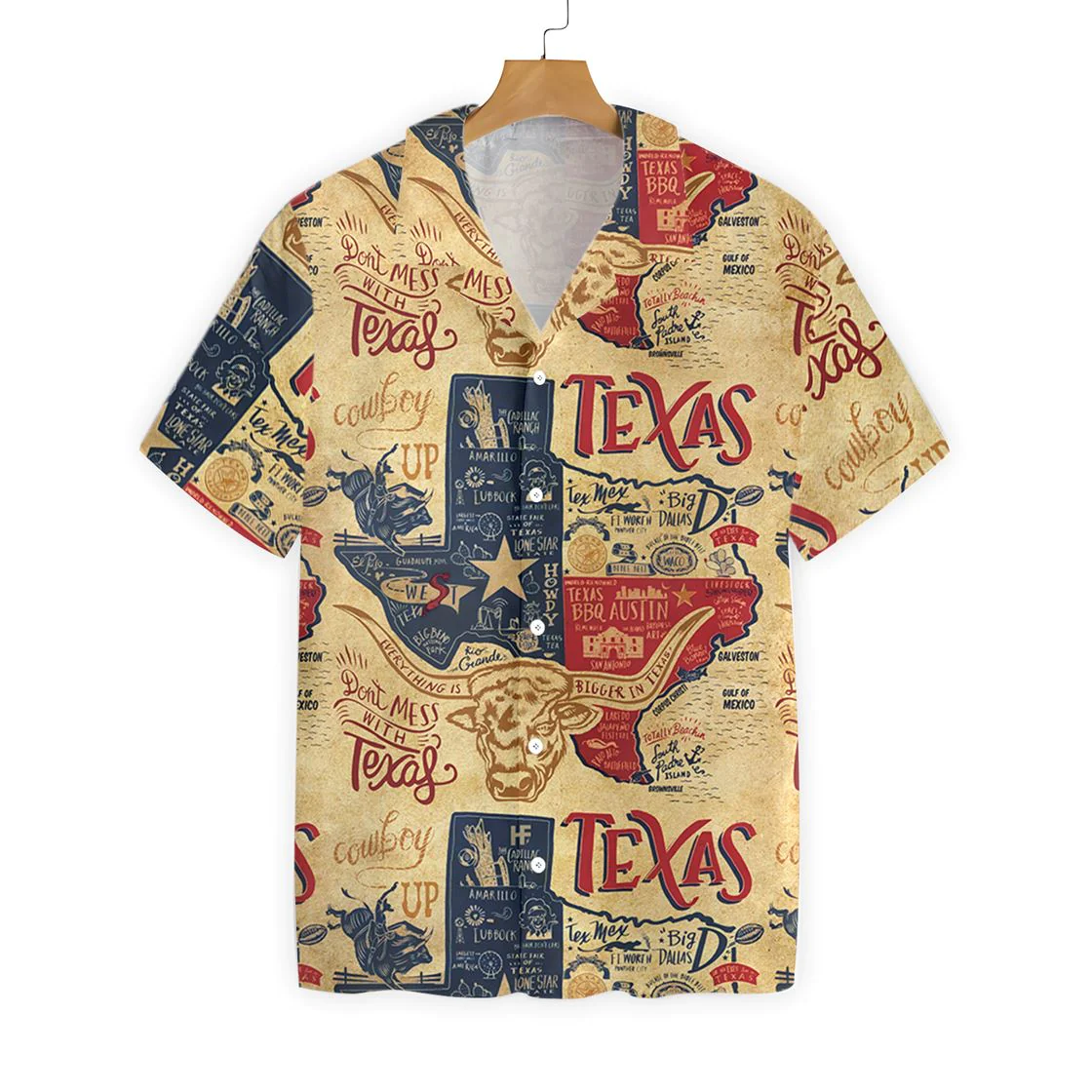 Texas Longhorns Hawaiian Shirt DonâT Mess Ideal For Men And Women