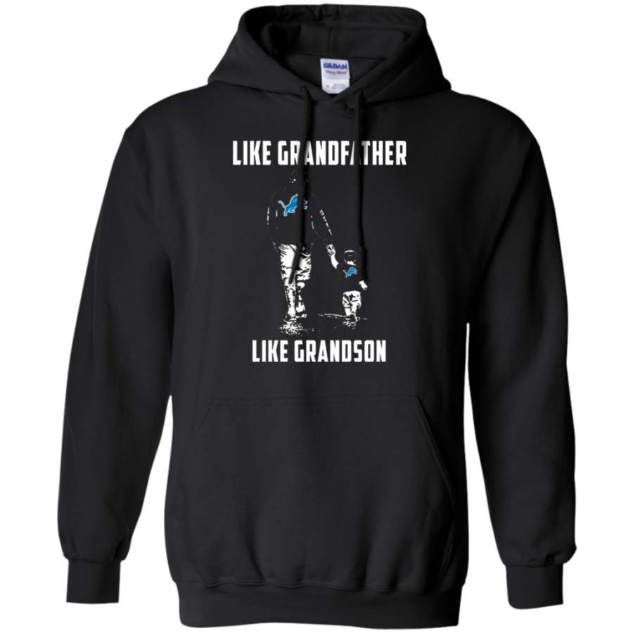 Perfect Detroit Lions Like GrandFather Like GrandSon t shirt Hoodie