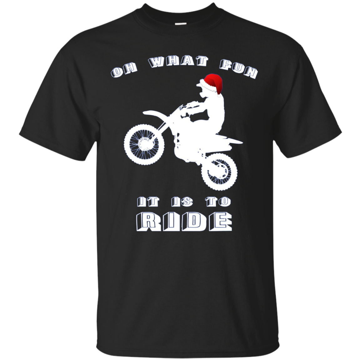 Dirt Bike Christmas Shirt Xmas Motocross Long Sleeve T-Shirt