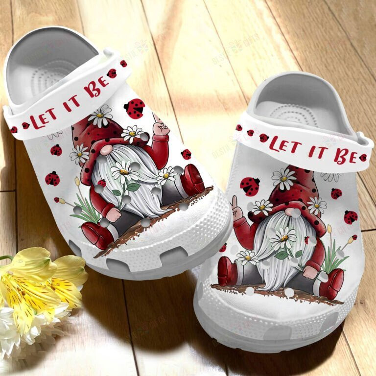 Gnome Let It Be Shoes Clogs Gifts For Men Women Children