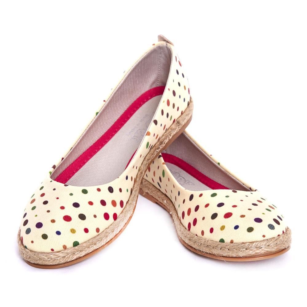 Spotted Ballerinas Shoes Fbr1195