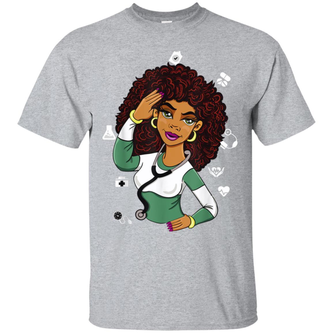 PROUD AFRICAN AMERICAN NURSE SHIRT STRONG CONFIDENT QUEEN