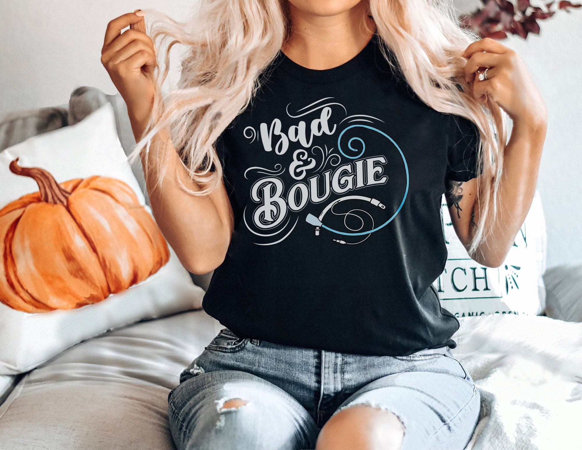 Bad & Bougie Shirt, Funny CRNA shirt, Funny nurse anesthetist shirt, Funny Anesthesiologist Gift, Funny Nurse Anesthetist Gift, CRNA Gift