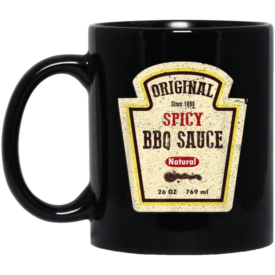 Funny vintage spicy Barbecue BBQ sauce Halloween costume  Mug