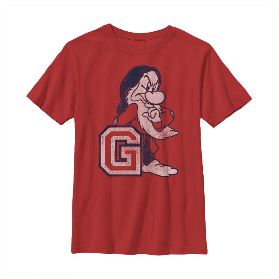 Snow White and the Seven Dwarves Boy’s Grumpy  T Shirt