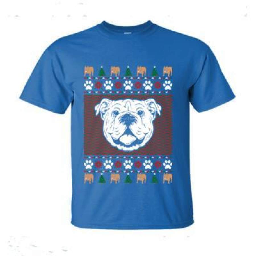 AGR Bulldog Ugly Christmas Sweater – Ultra-Cotton T-Shirt