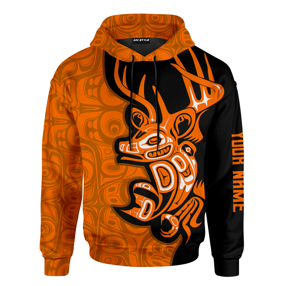 Native American Zodiac Signs Haida Deer Pacific Northwest Art Customized 3D All Over Printed Shirt –