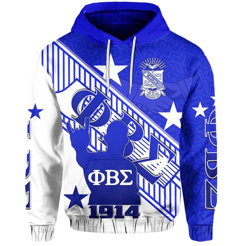 Phi Beta Sigma Hoodie Crest Style Lt6