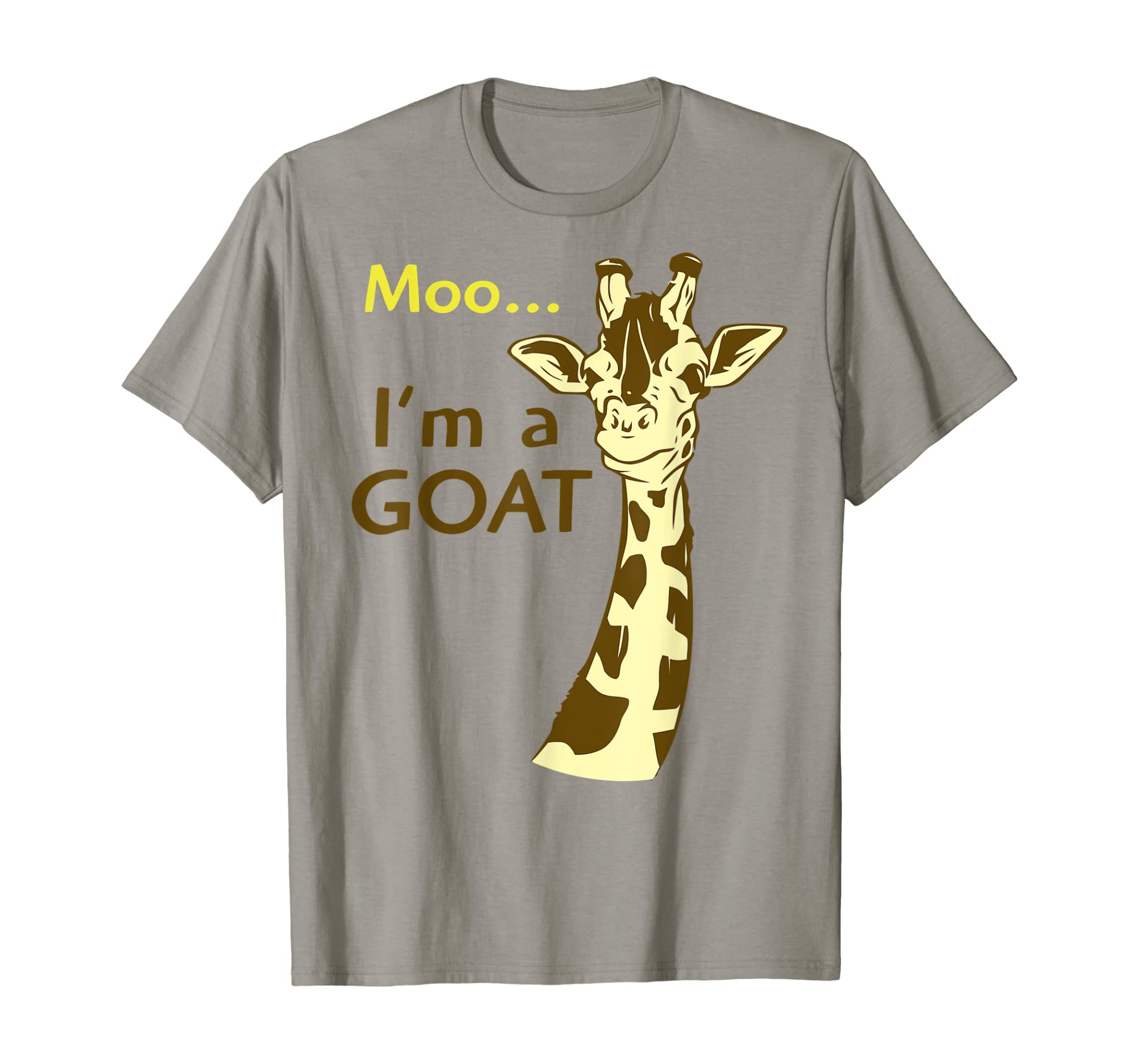 Funny Confusing Giraffe Moo I’m A Goat T Shirt