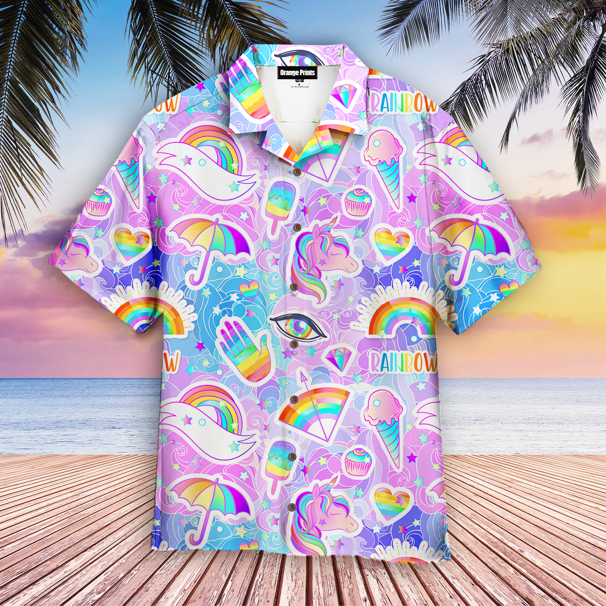 Colorful Rainbow What About Some Lgbt Hawaii Shirt For Men Women Ha108570