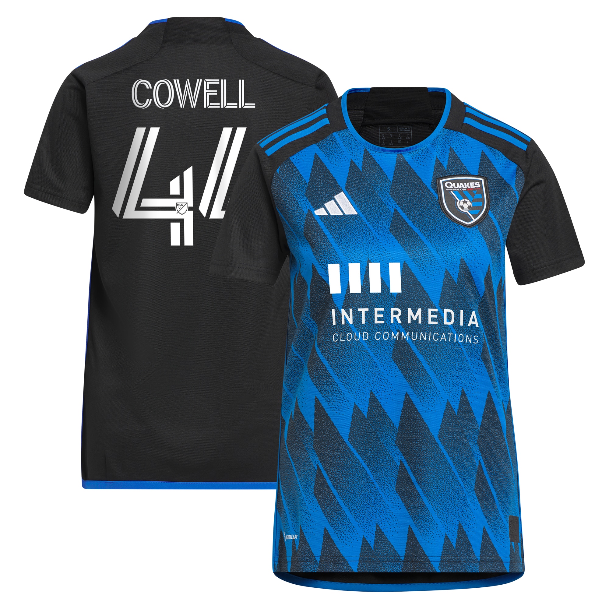 Cade Cowell San Jose Earthquakes Women's 2023 Active Fault Jersey Replica Jersey – Blue