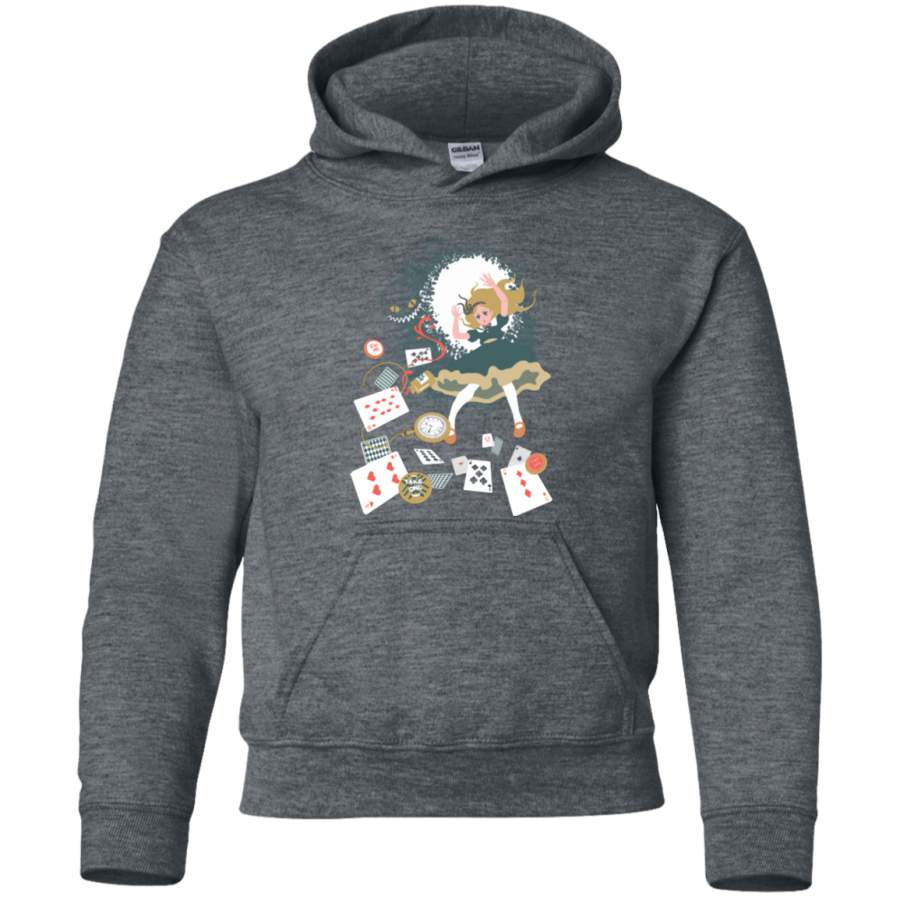 Down the rabbit hole Youth Hoodie