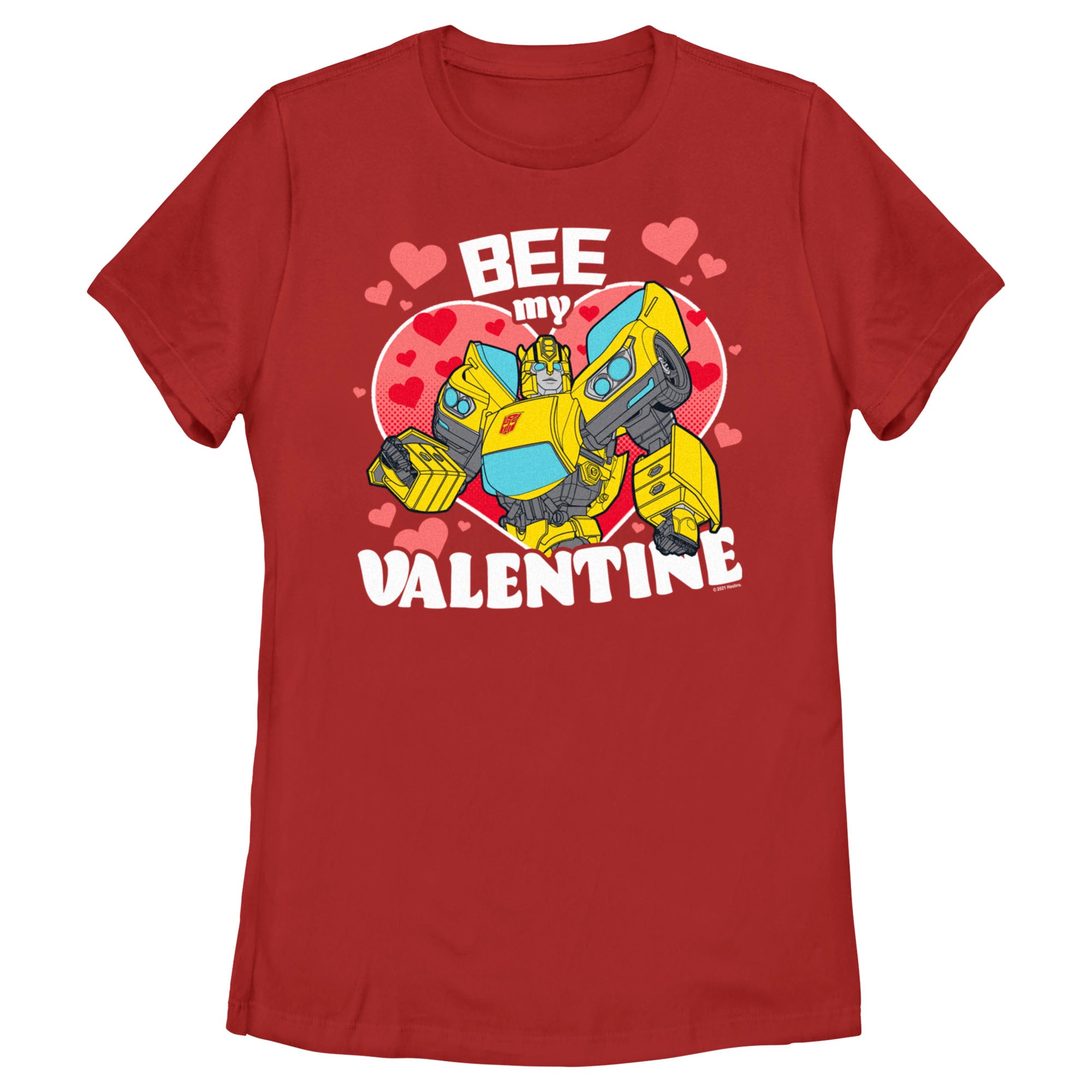 Women’S Transformers Bumblebee Bee My Valentine T-Shirt