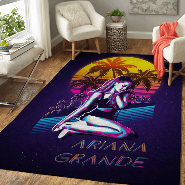 Ariana Grande Music Worldwide Home Decor Rectangle Area Rug