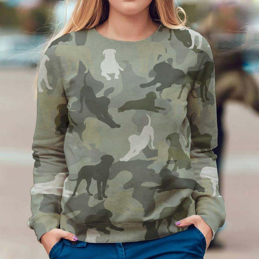 Bullmastiff – Camo – Premium Dog Christmas Ugly Sweatshirt, Dog Ugly Sweater