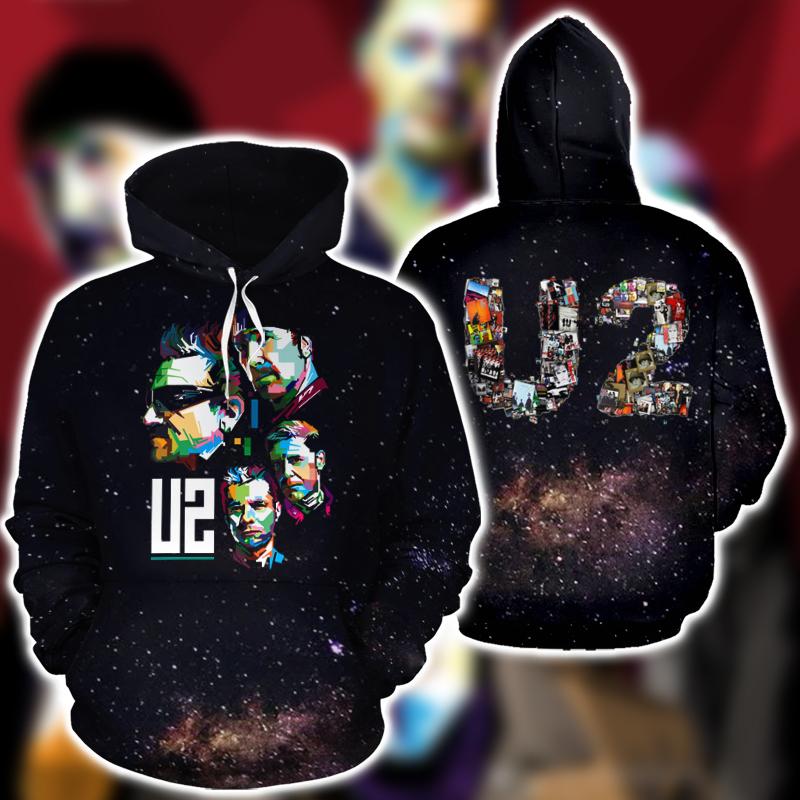 U2 3D All Over Printed Unisex Hoodie S-5Xl Gift-Hao1