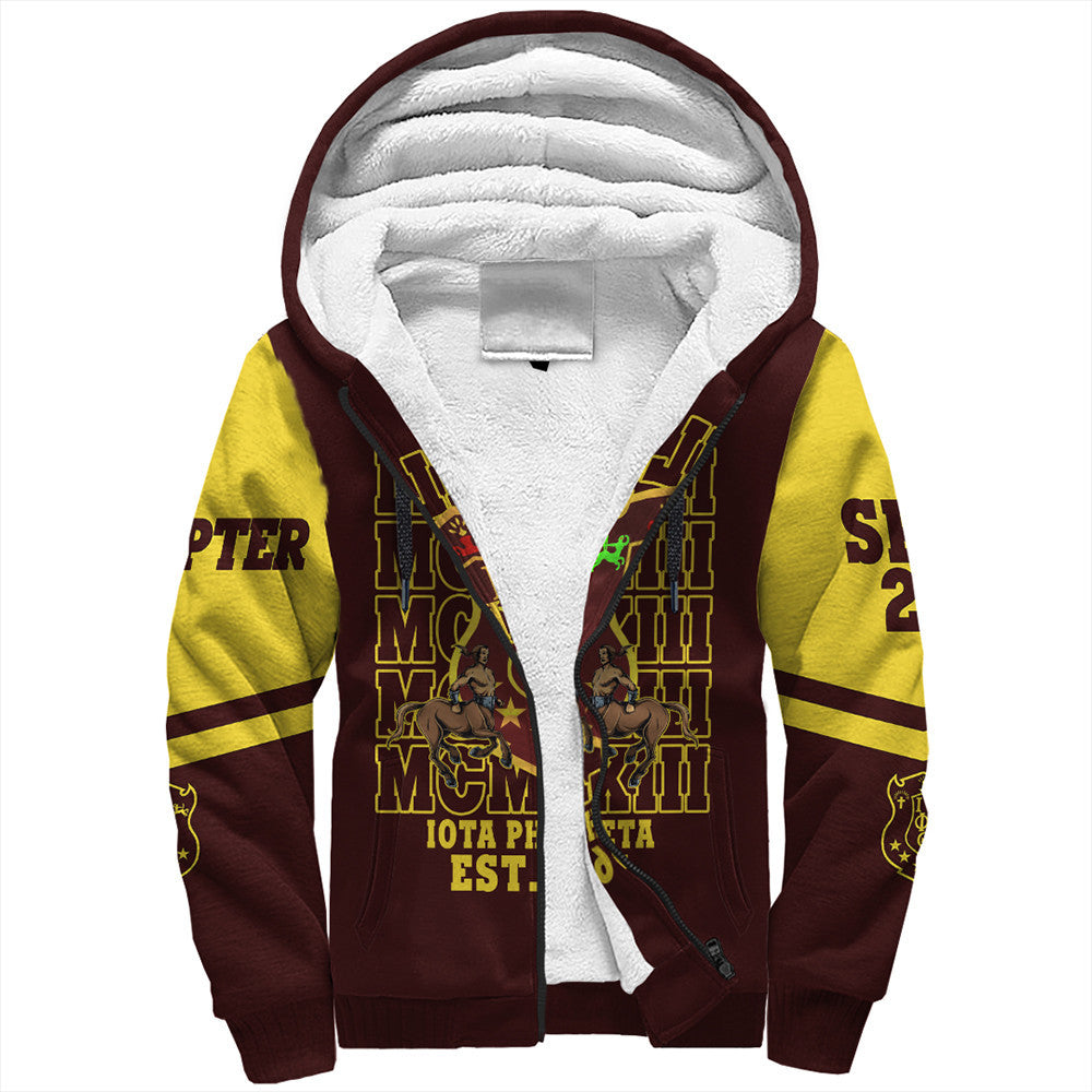 Fraternity Hoodie – Personalized Iota Phi Theta Mcm Style Sherpa Hoodie