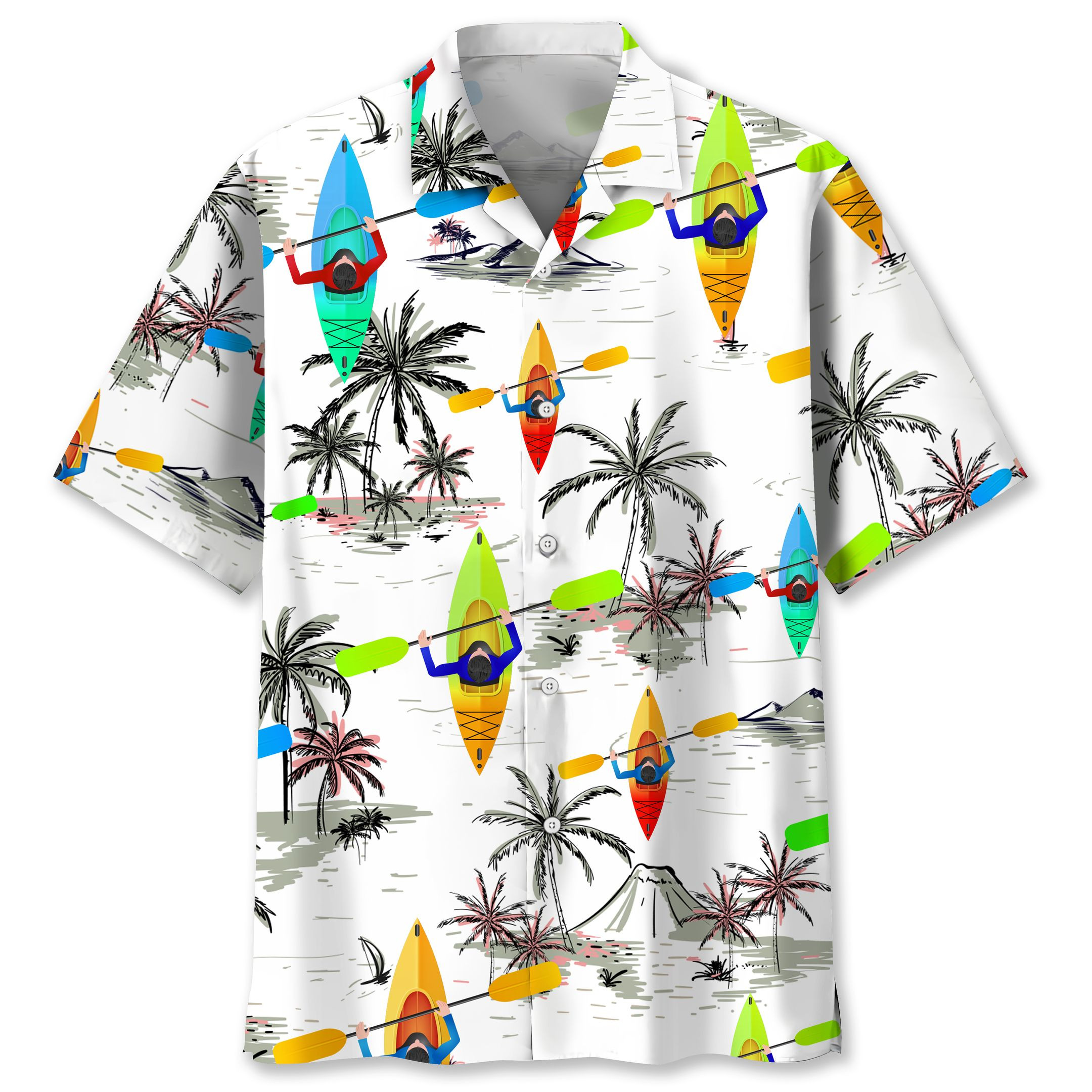 Kayak Coconut Hawaiian Shirt Ha16605