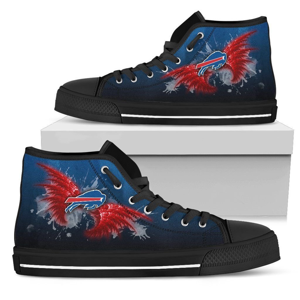 Angel Wings Buffalo Bills High Top Shoes