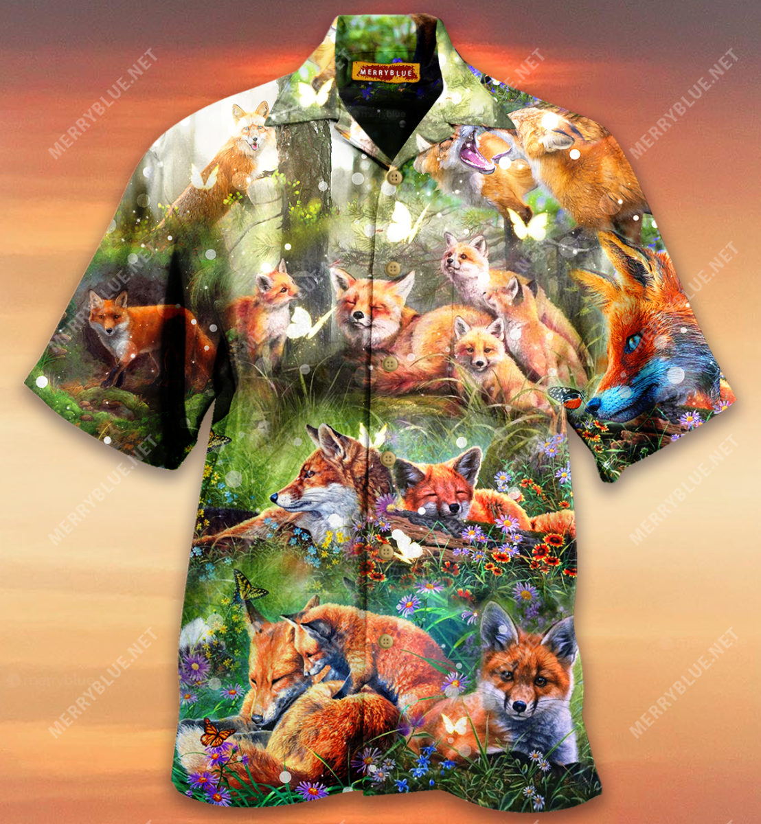 Fox Into Spring Unisex Hawaii Shirt Ha59772