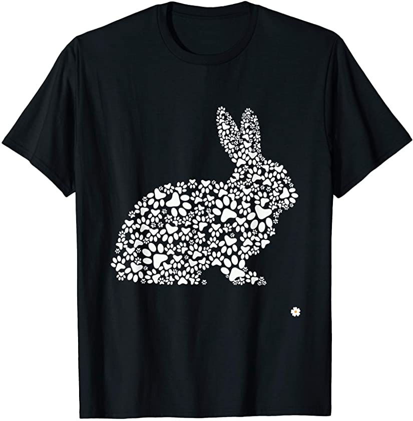 Bunny Dog Paw Rabbit Kids Dog Lover – Happy Easter Day Tee T-Shirt