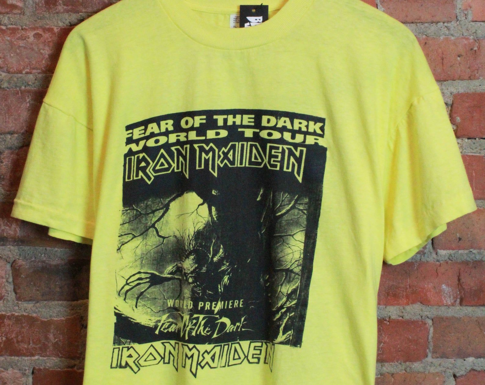 Vintage Iron Maiden Concert T Shirt 1992 R Of The Dark World Tour Unisex Extra Heavy Metal Black Sabbath Metallica Megadeath 90S